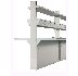 Aerotech - Modular cantilever bench support system available either as fixed or adjustable height option with stepless adjustment. Tested to EN 13150 with 200kg. Choice of mobile or suspended cabinets from the extensive standard range. Robust over bench shelving system with stepless adjustment.